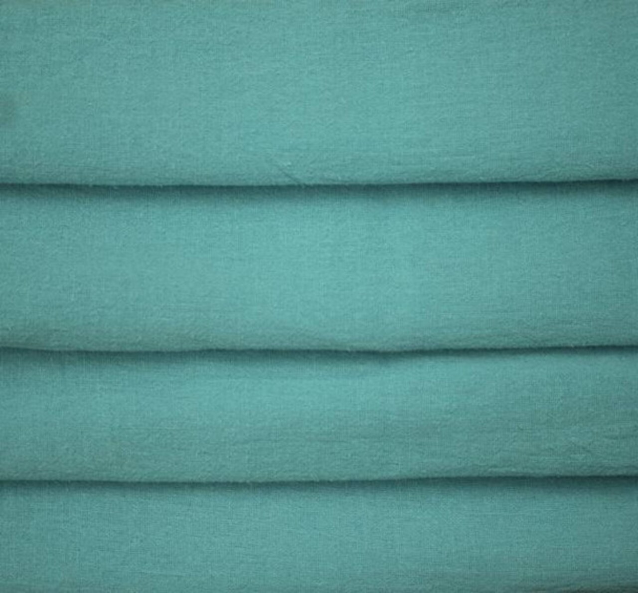 1 Yard Turquoise Cotton Gauze Apparel Fabric Soft Open Weave, 48/50″ Wide